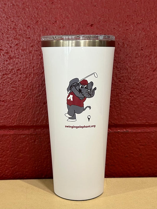 Swinging Elephant Corkcicle 24 oz Tumbler